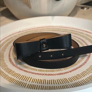 Kate Spade Black Bow Belt